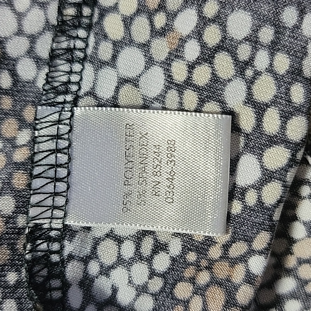 Christopher & Banks Tank Blouse Dotted Neutral Colors Size Large EUC - Picture 5 of 8